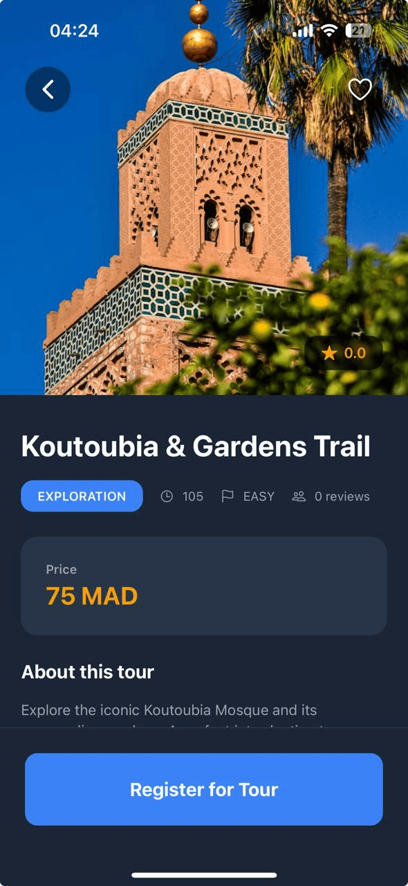 Marravel App – Koutoubia & Gardens Trail